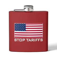 將圖片載入圖庫檢視器 CYMSTAR American Stop Tariffs Stainless Steel Flask
