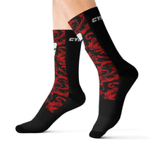 Load image into Gallery viewer, CYMSTAR Barocco Crew Socks (B&R)