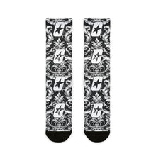 將圖片載入圖庫檢視器 Copy of Cymstar Barocco Crew Socks (B&W)