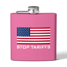 將圖片載入圖庫檢視器 CYMSTAR American Stop Tariffs Stainless Steel Flask