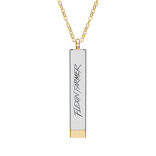 將圖片載入圖庫檢視器 Flexin Farmer Hidden Message Sliding Bar Necklace