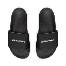 將圖片載入圖庫檢視器 Flexin Farmer Slide Sandals with Removable Strap (Black)
