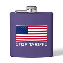 將圖片載入圖庫檢視器 CYMSTAR American Stop Tariffs Stainless Steel Flask