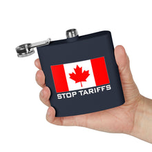Load image into Gallery viewer, CYMSTAR Canadian Stop Tariffs Stainless Steel Flask