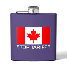 Load image into Gallery viewer, CYMSTAR Canadian Stop Tariffs Stainless Steel Flask