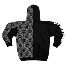 Load image into Gallery viewer, CYMSTAR OG Barocco Black Zip Hoodie (B&W)