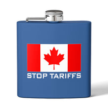 Load image into Gallery viewer, CYMSTAR Canadian Stop Tariffs Stainless Steel Flask
