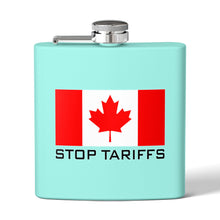 Load image into Gallery viewer, CYMSTAR Canadian Stop Tariffs Stainless Steel Flask