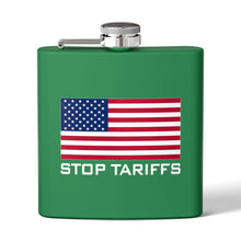 將圖片載入圖庫檢視器 CYMSTAR American Stop Tariffs Stainless Steel Flask