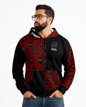 將圖片載入圖庫檢視器 CYMSTAR OG Barocco Black Zip Hoodie (B&R)