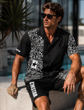 Carica l'immagine nel visualizzatore di Gallery, STAR Power Paisley Hollywood Shirt (B&W)