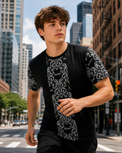 Load image into Gallery viewer, CYMSTAR OG Barocco Graphic Tee (B&W)