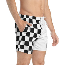 將圖片載入圖庫檢視器 CHECKERS Swim Trunks (Snow)