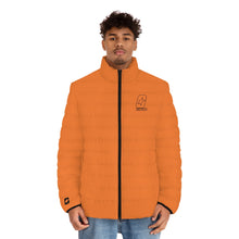 Cargar imagen en el visor de la galería, C-Star Men's Puffer Jacket (Tangerine)