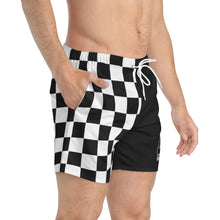 Charger l'image dans la galerie, CHECKERS Swim Trunks (Midnight)