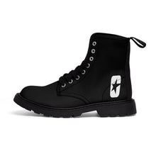 Cargar imagen en el visor de la galería, Men's Canvas Shit Kicker Boots (Midnight)