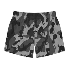Cargar imagen en el visor de la galería, Camo Swim Trunks (Smoke)