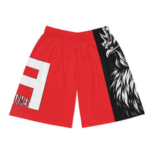 將圖片載入圖庫檢視器 Flexin Farmer Graphic Basketball Shorts (Red)
