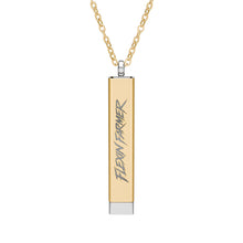 將圖片載入圖庫檢視器 Flexin Farmer Hidden Message Sliding Bar Necklace
