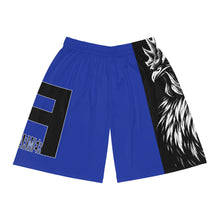 將圖片載入圖庫檢視器 Flexin Farmer Graphic Basketball Shorts (Blue)
