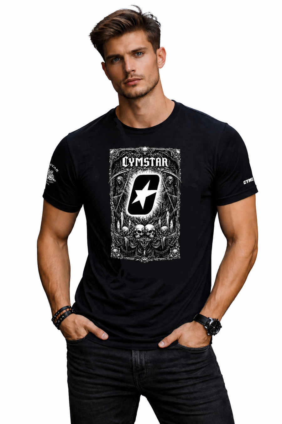 CYMSTAR Graphic Tee (Black)