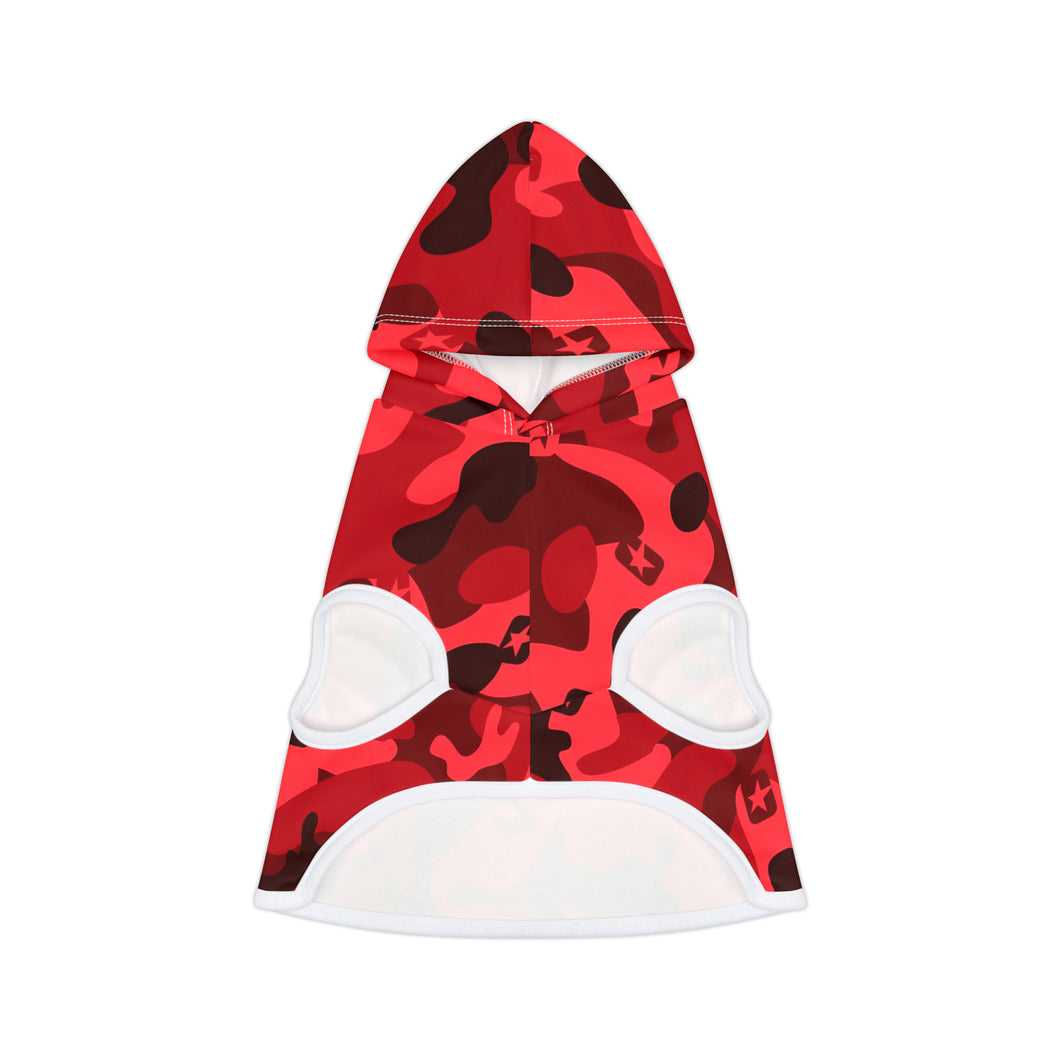 C-Star CAMO Pet Hoodie (Cherry)