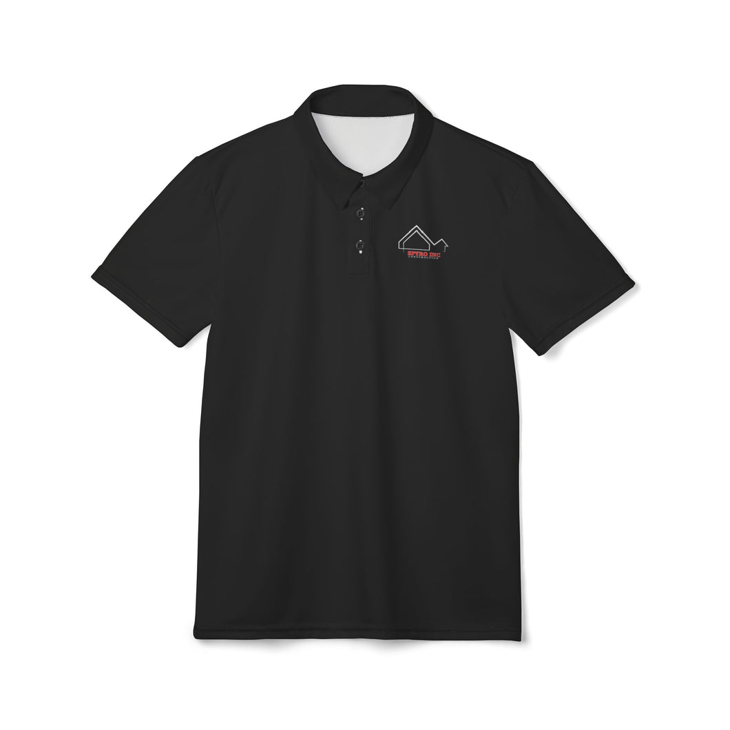 Spyro Stylish Unisex Polo Shirt (Black)