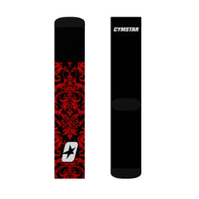 Load image into Gallery viewer, CYMSTAR Barocco Crew Socks (B&amp;R)
