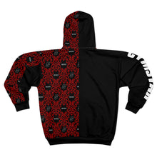 將圖片載入圖庫檢視器 CYMSTAR OG Barocco Black Zip Hoodie (B&amp;R)
