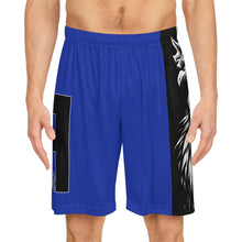 將圖片載入圖庫檢視器 Flexin Farmer Graphic Basketball Shorts (Blue)
