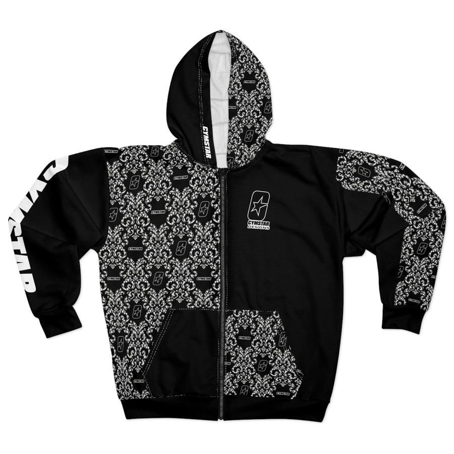 CYMSTAR OG Barocco Black Zip Hoodie (B&W)