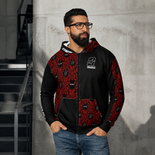 將圖片載入圖庫檢視器 CYMSTAR OG Barocco Black Zip Hoodie (B&amp;R)
