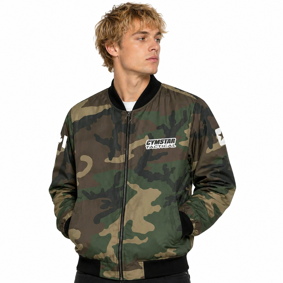 C-Star Men's Bomber Jacket (Woodland)