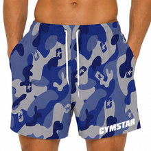 將圖片載入圖庫檢視器 Camo Swim Trunks (Aqua)
