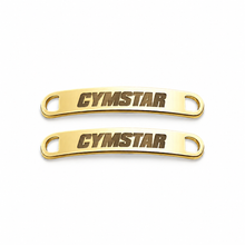 Charger l'image dans la galerie, CYMSTAR G-Note 2 piece Shoe Lace Charm set (Gold or Silver)
