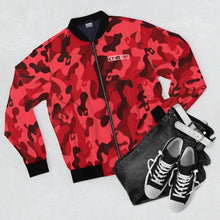 將圖片載入圖庫檢視器 CAMO Bomber Jacket (Cherry)
