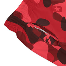 Load image into Gallery viewer, Camo Swim Trunks (Cherry)
