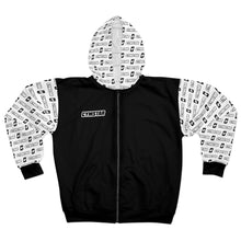 將圖片載入圖庫檢視器 BRANDO Zip Hoodie (B&amp;W)
