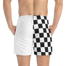 Load image into Gallery viewer, CHECKERS Swim Trunks (Snow)
