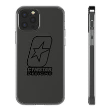 Load image into Gallery viewer, CYMSTAR Clear Cases (Black Logo)
