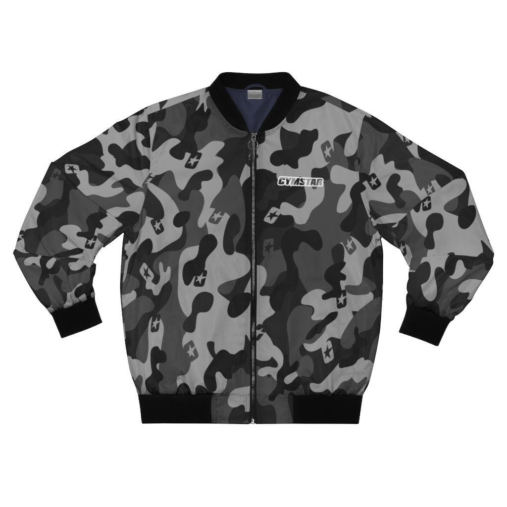 CAMO Bomber Jacket (Smoke)