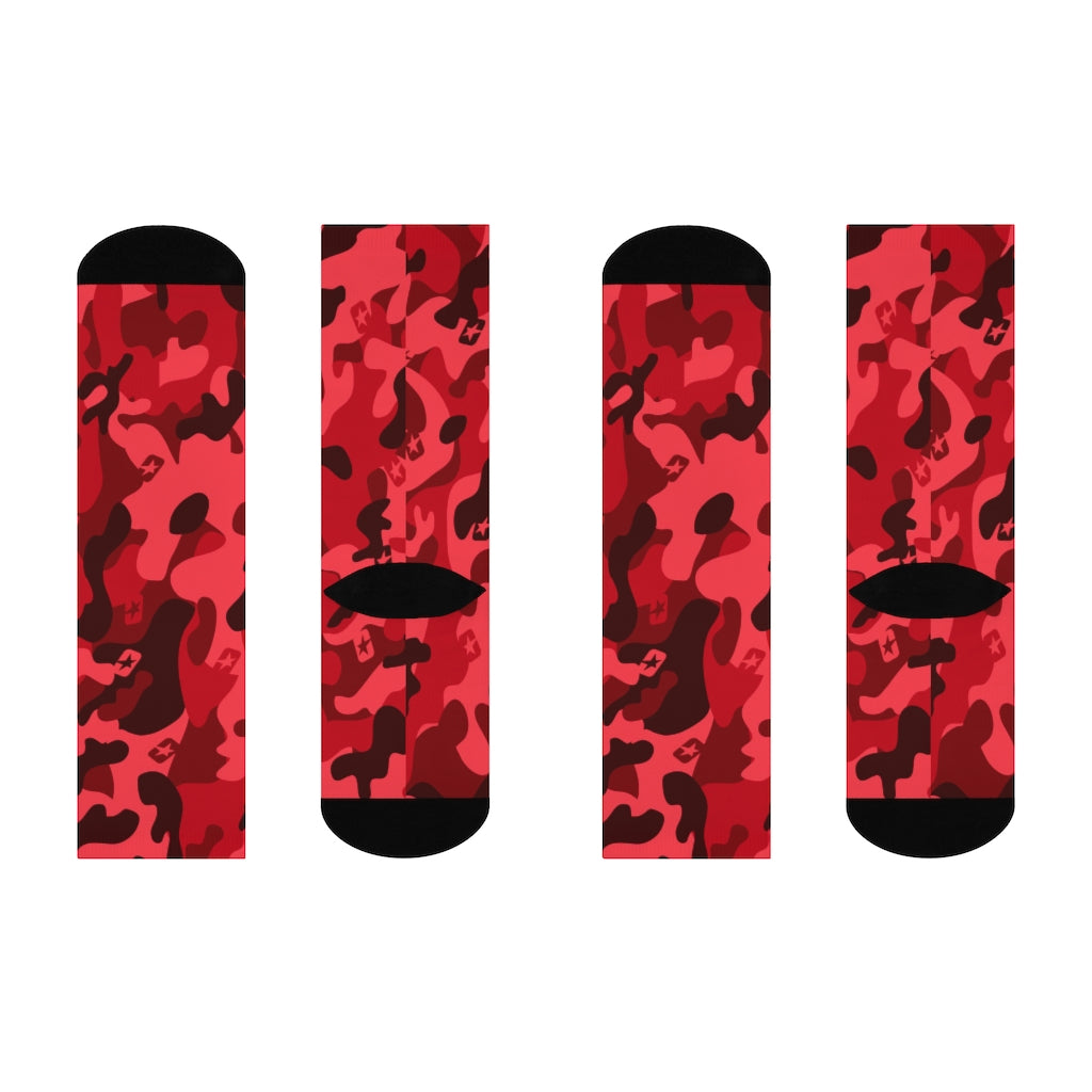 C-Star CAMO Socks (Cherry)