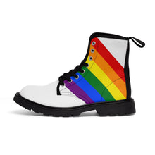 將圖片載入圖庫檢視器 PRIDE Men&#39;s Canvas Shit Kicker Boots
