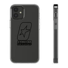 Load image into Gallery viewer, CYMSTAR Clear Cases (Black Logo)
