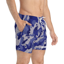 將圖片載入圖庫檢視器 Camo Swim Trunks (Aqua)
