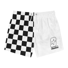 Load image into Gallery viewer, CHECKERS Swim Trunks (Snow)
