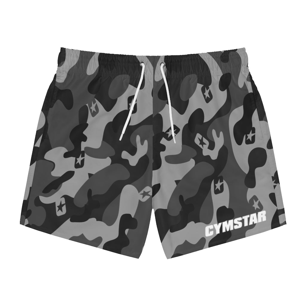 Camo Swim Trunks (Smoke)