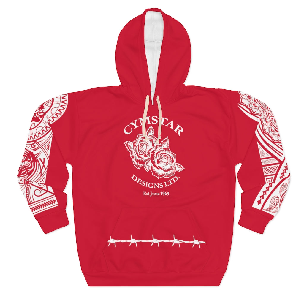 TAT Pullover Hoodie (Cherry)