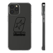 Load image into Gallery viewer, CYMSTAR Clear Cases (Black Logo)
