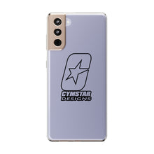 Load image into Gallery viewer, CYMSTAR Clear Cases (Black Logo)
